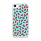 Watermelon Fruit Pattern Blue iPhone SE 3rd Gen 2022 Case