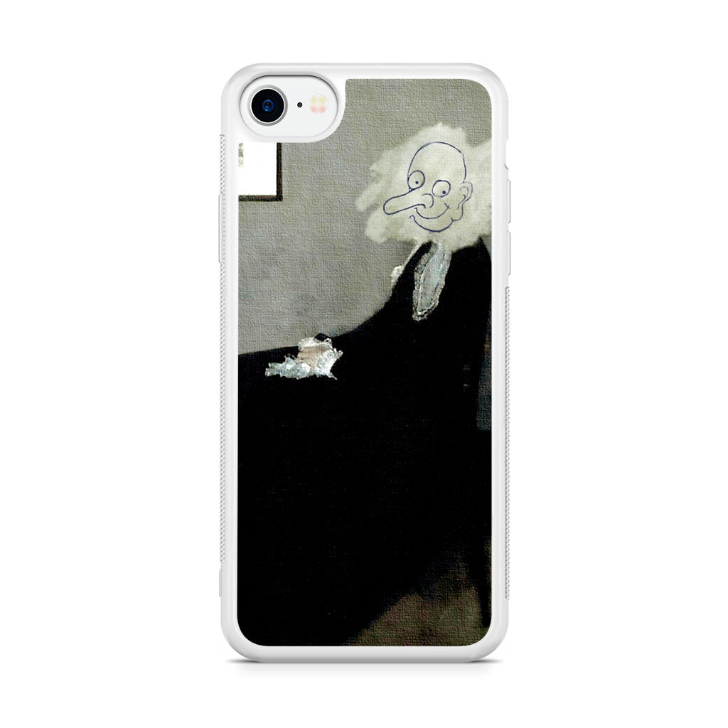 Whistler's Mother by Mr. Bean iPhone SE 3rd Gen 2022 Case