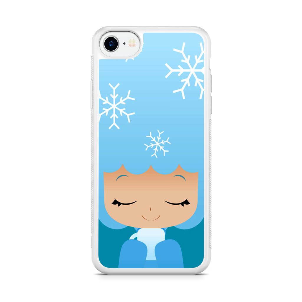 Winter Afro Girl iPhone SE 3rd Gen 2022 Case