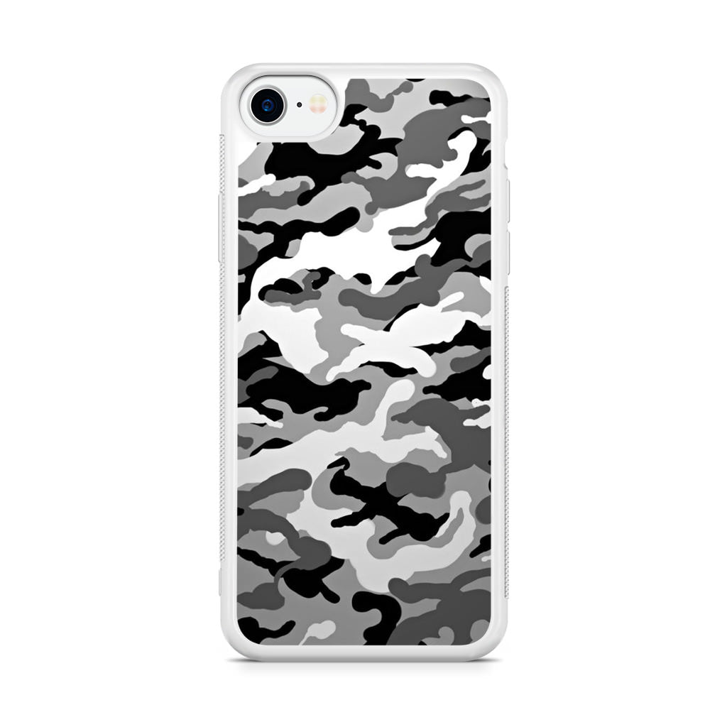 Winter Army Camo iPhone SE 3rd Gen 2022 Case