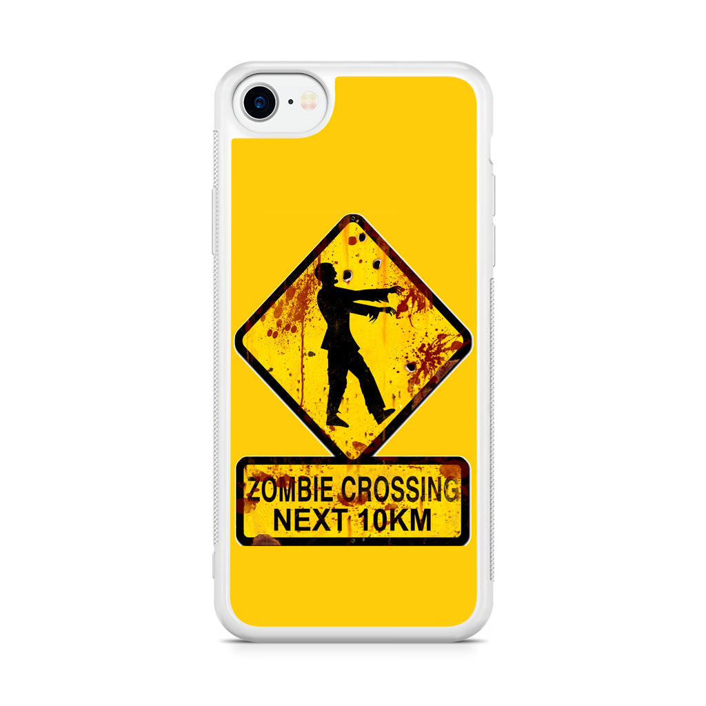 Zombie Crossing Sign iPhone SE 3rd Gen 2022 Case