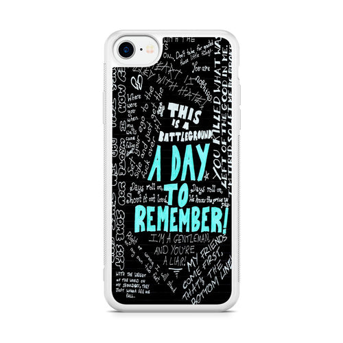 A Day To Remember Quote iPhone SE 3rd Gen 2022 Case