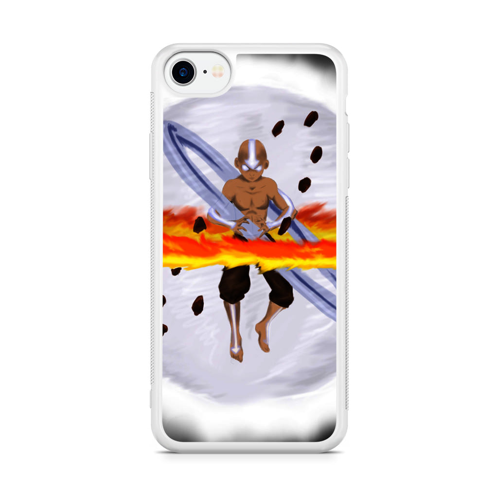 Avatar Aang Controls Four Elements iPhone SE 3rd Gen 2022 Case
