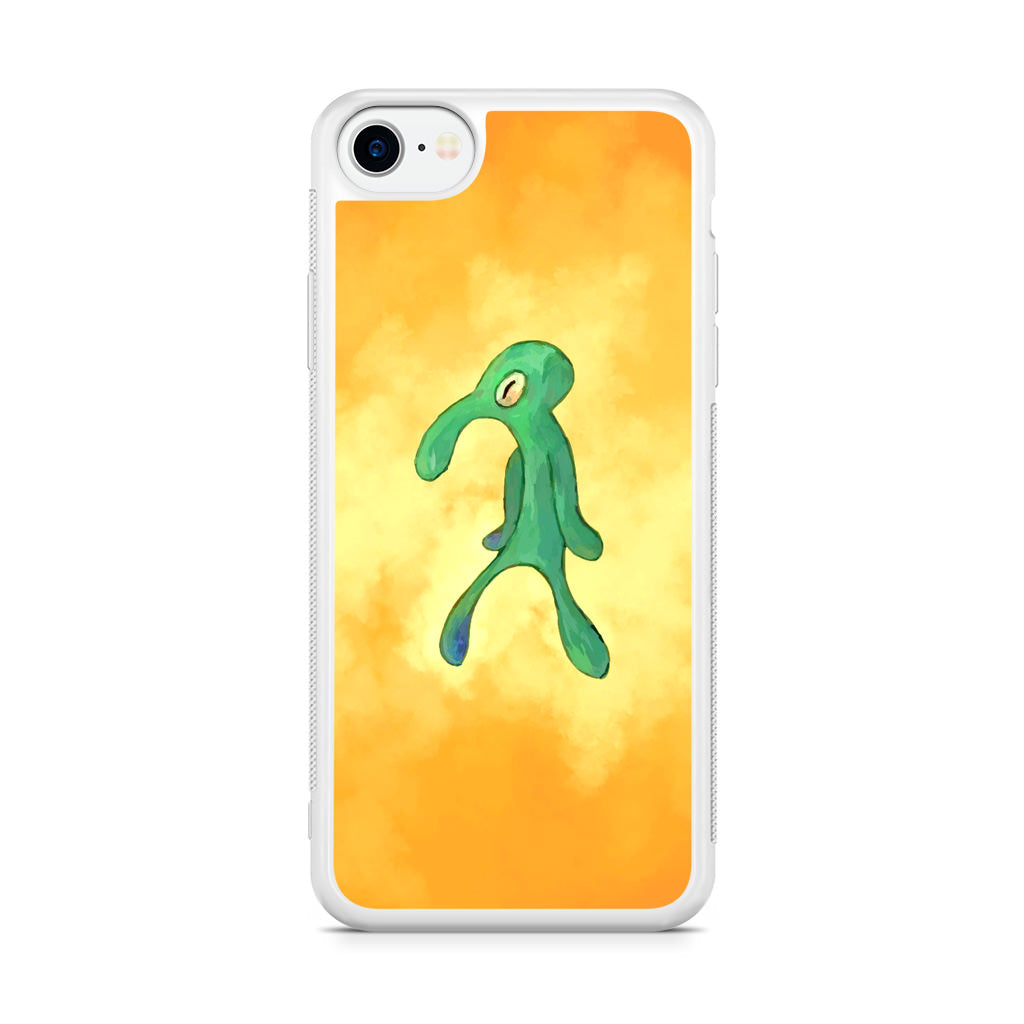 Bold and Brash Squidward Painting iPhone SE 3rd Gen 2022 Case