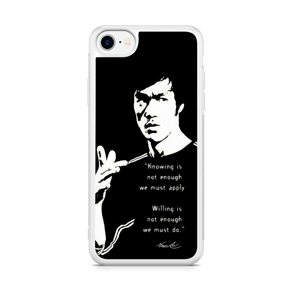 Bruce Lee Quotes iPhone SE 3rd Gen 2022 Case