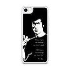 Bruce Lee Quotes iPhone SE 3rd Gen 2022 Case