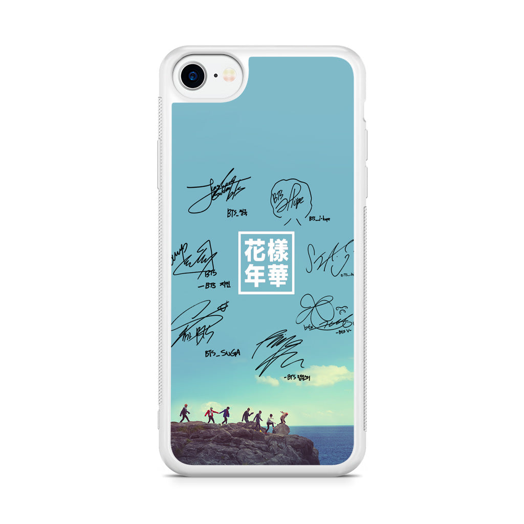 BTS Signature iPhone SE 3rd Gen 2022 Case