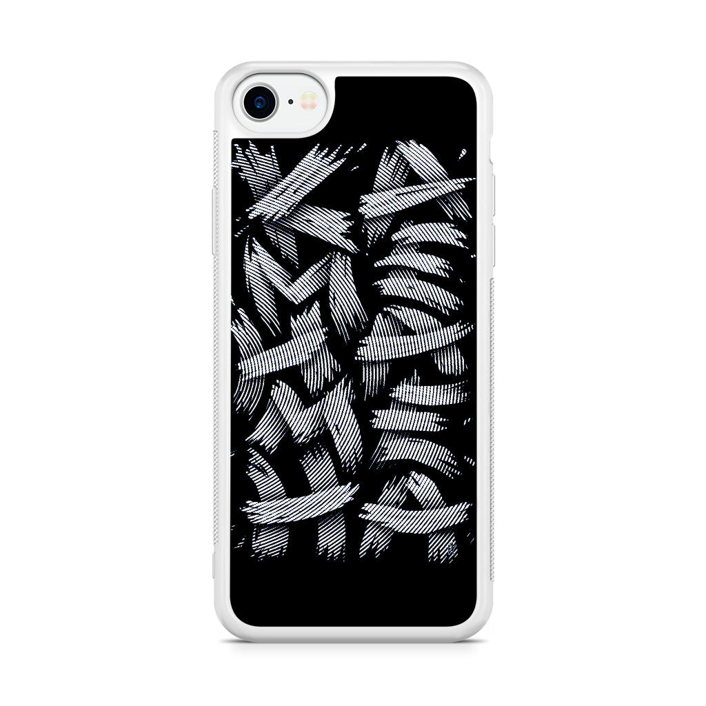 Dragon Ball Kamehameha Font Art iPhone SE 3rd Gen 2022 Case