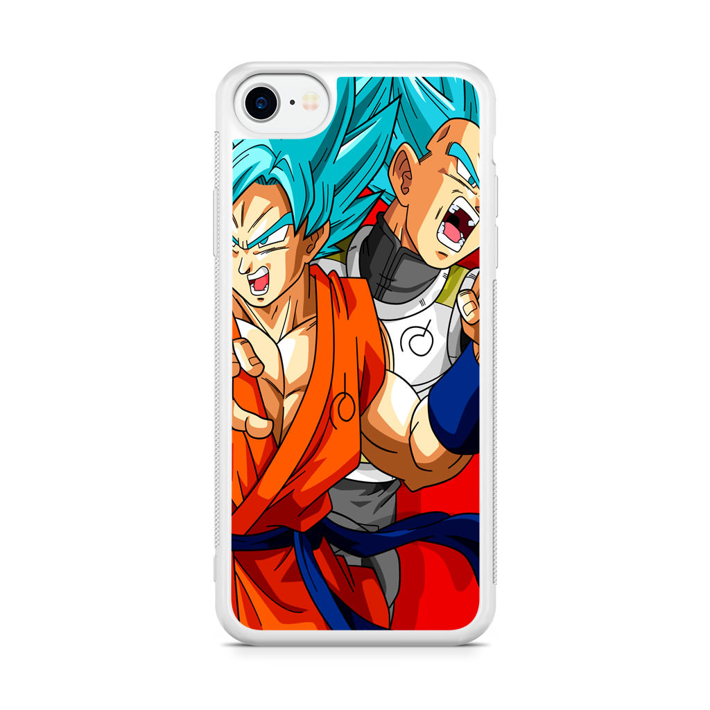 Dragon Ball Super SSGSS Goku And Vegeta iPhone SE 3rd Gen 2022 Case
