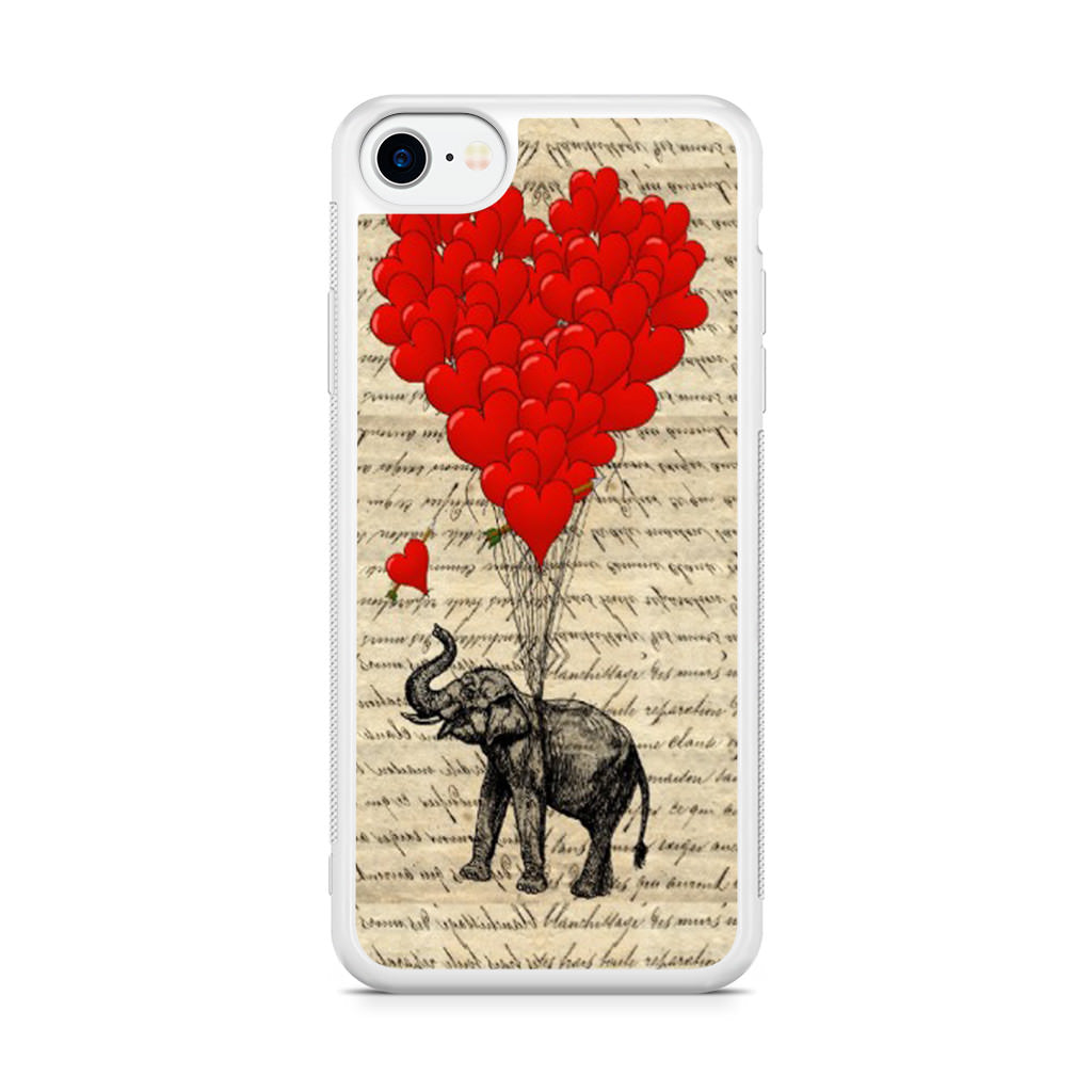 Elephant And Heart iPhone SE 3rd Gen 2022 Case