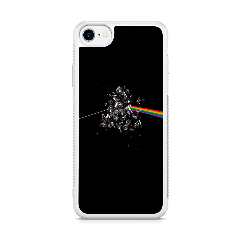 Glass Broken Light Refraction iPhone SE 3rd Gen 2022 Case