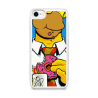 Homer Eats Donut iPhone SE 3rd Gen 2022 Case