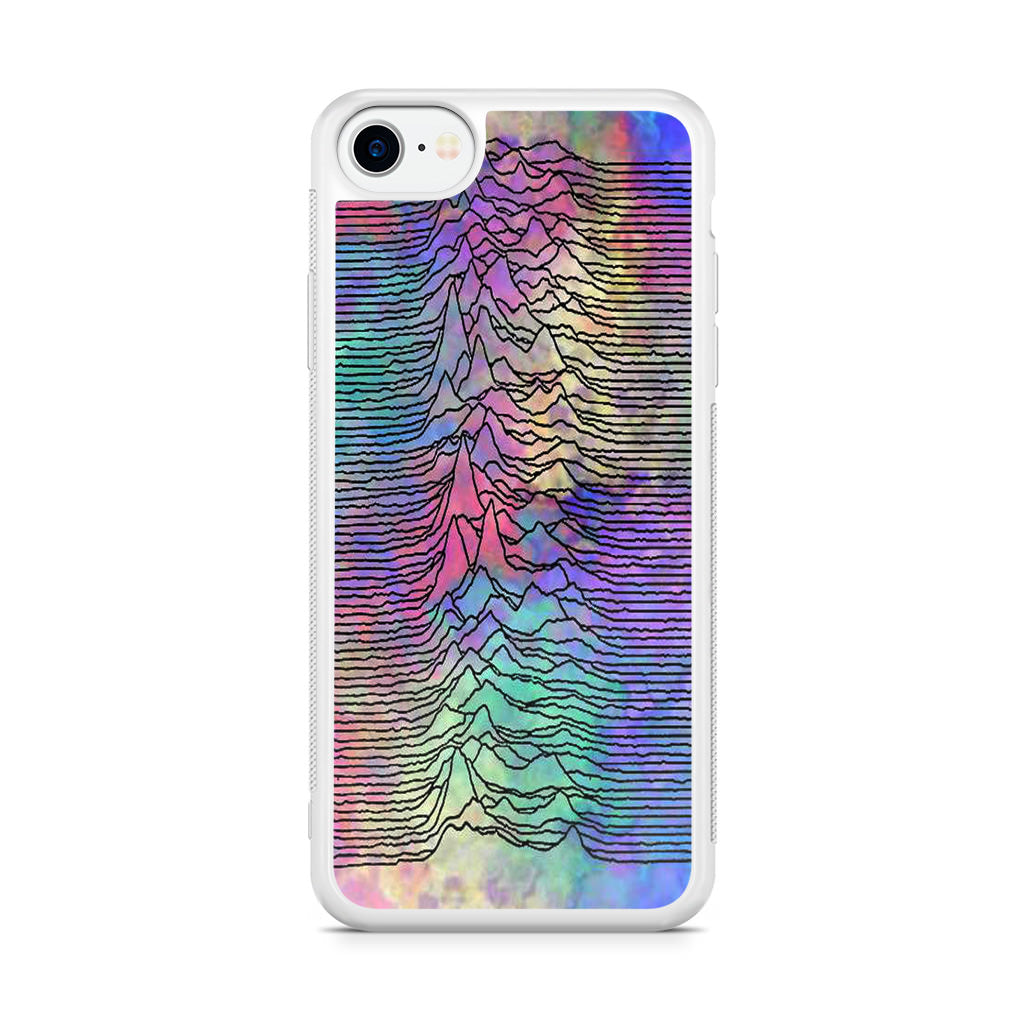 Joy Division Unknown Pleasures Colorful iPhone SE 3rd Gen 2022 Case