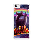 LLama And Sloth On Space iPhone SE 3rd Gen 2022 Case