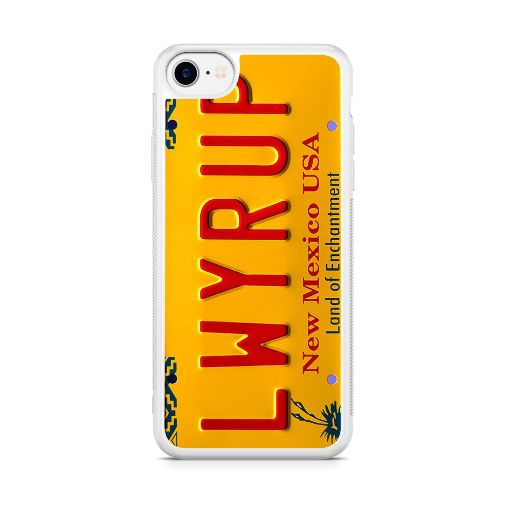 LWYRUP License Plate iPhone SE 3rd Gen 2022 Case