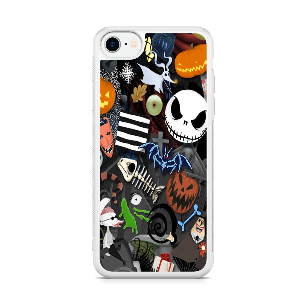 Nightmare Before Chrismast Collage iPhone SE 3rd Gen 2022 Case