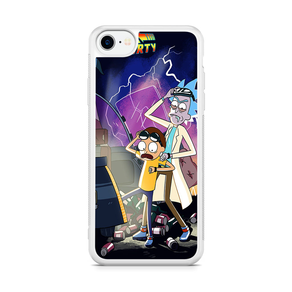 Rick And Morty Back To The Future iPhone SE 3rd Gen 2022 Case
