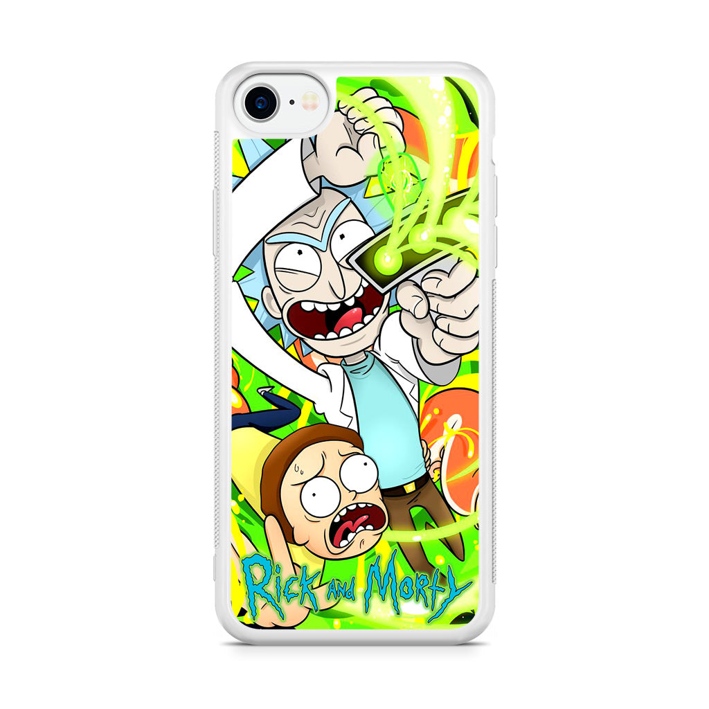 Rick And Morty Shoot Portal Gun iPhone SE 3rd Gen 2022 Case