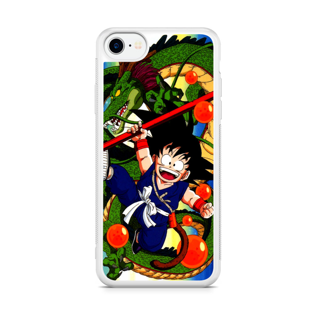 Shenlong And Little Goku Dragon Ball iPhone SE 3rd Gen 2022 Case