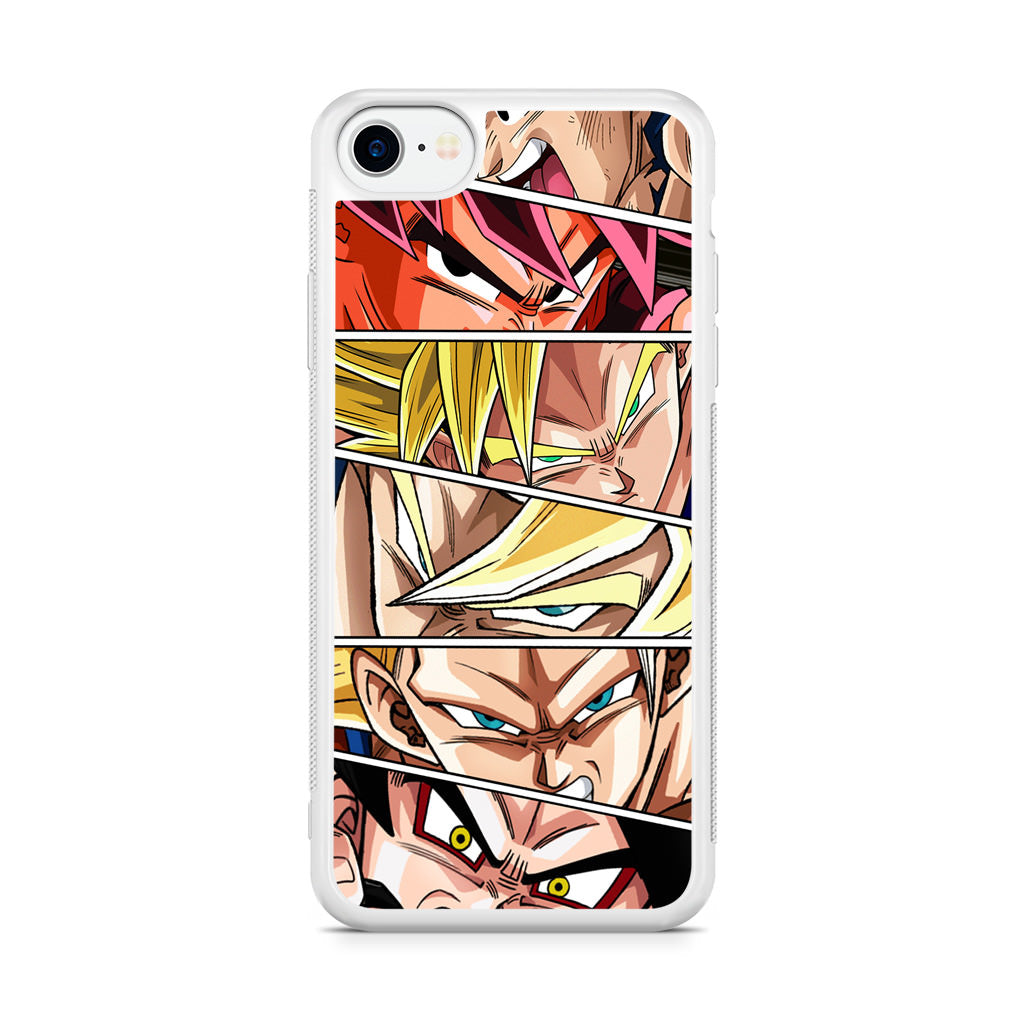 Son Goku Forms iPhone SE 3rd Gen 2022 Case