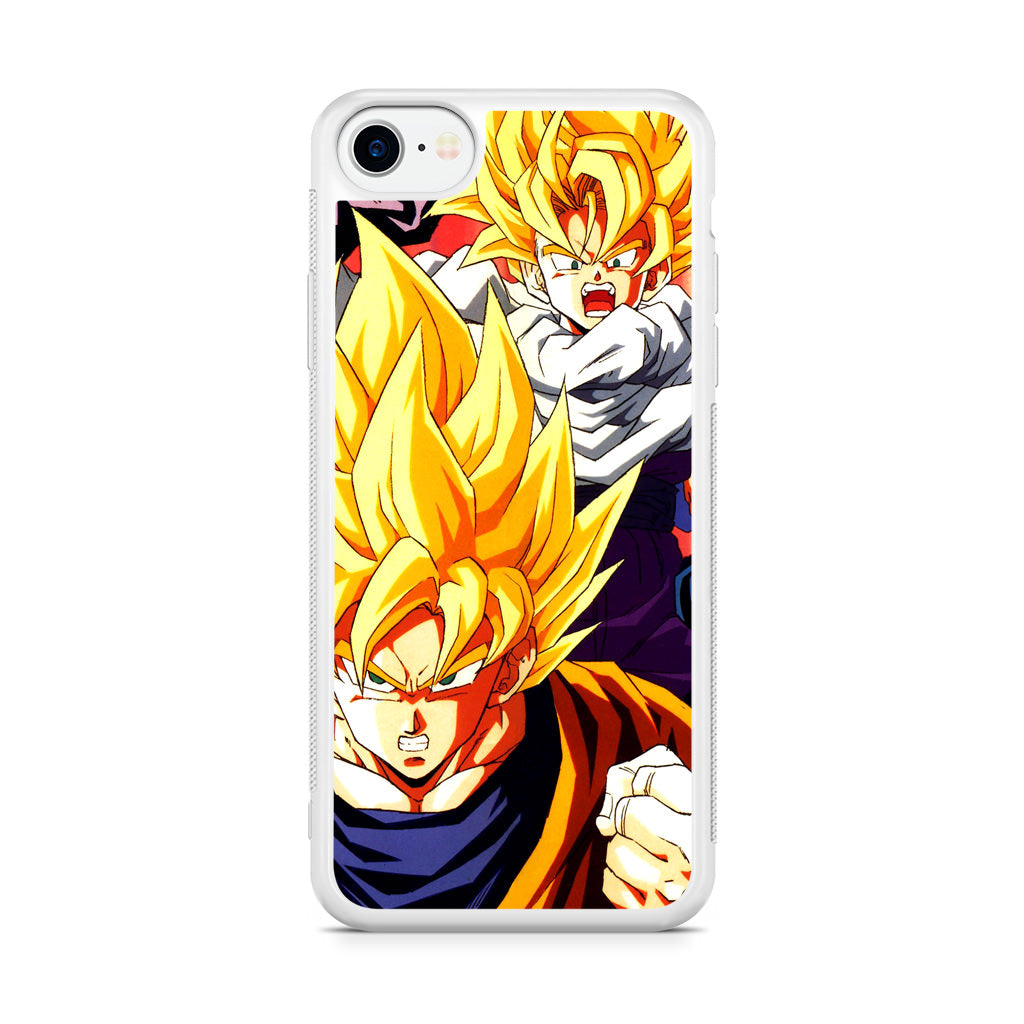 Super Saiyan Goku And Gohan iPhone SE 3rd Gen 2022 Case