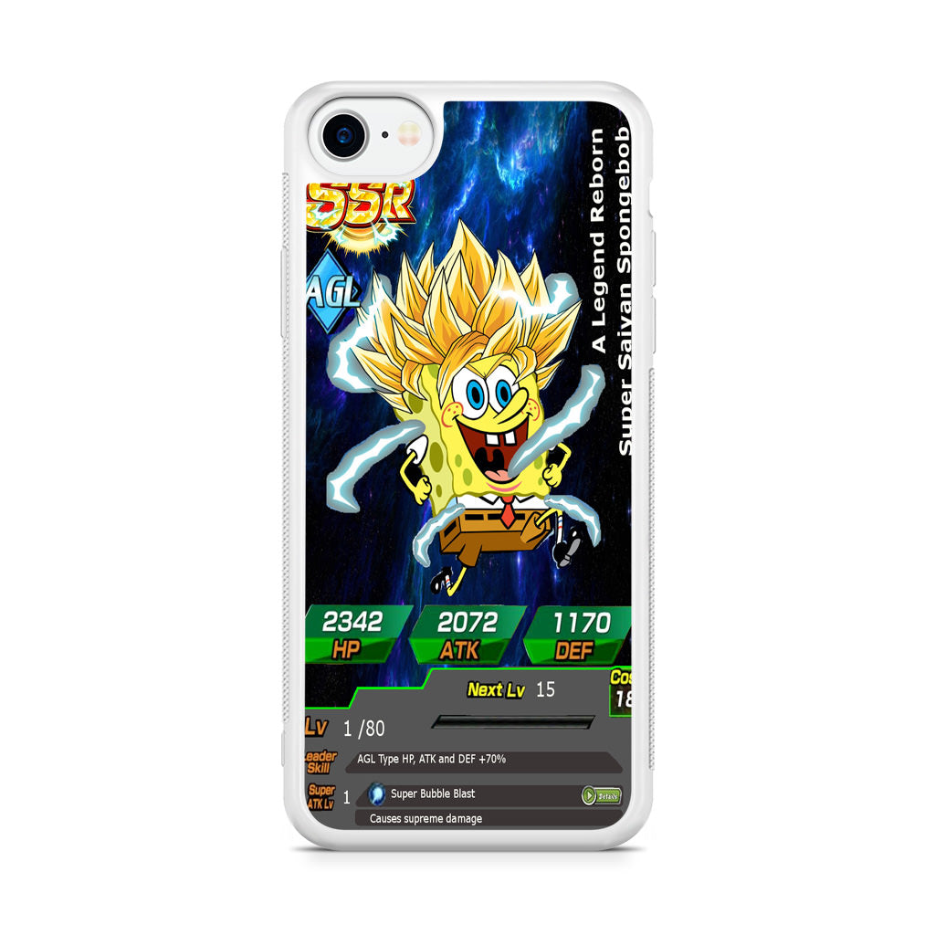 Super Saiyan Spongebob Card iPhone SE 3rd Gen 2022 Case