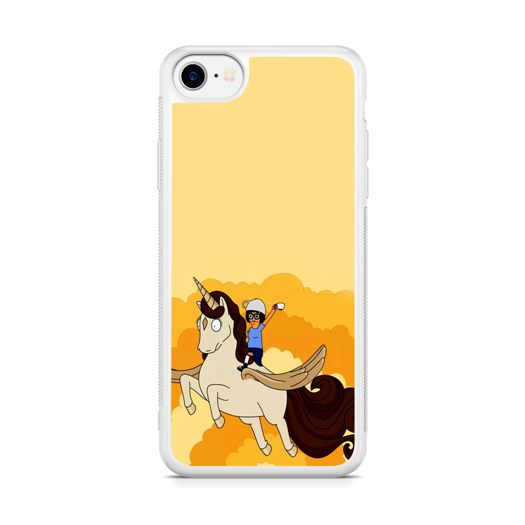 Tina Belcher And Unicorn iPhone SE 3rd Gen 2022 Case