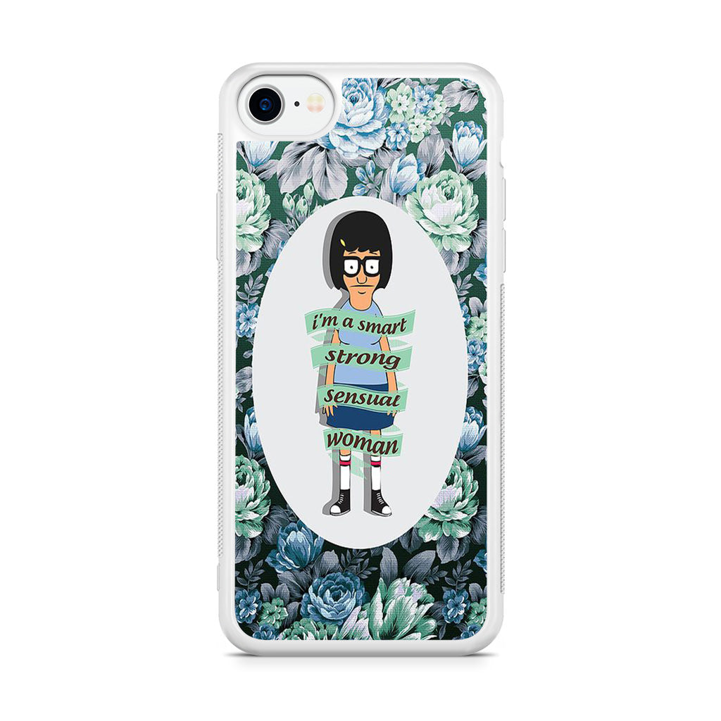 Tina Belcher Flower Woman Quotes iPhone SE 3rd Gen 2022 Case