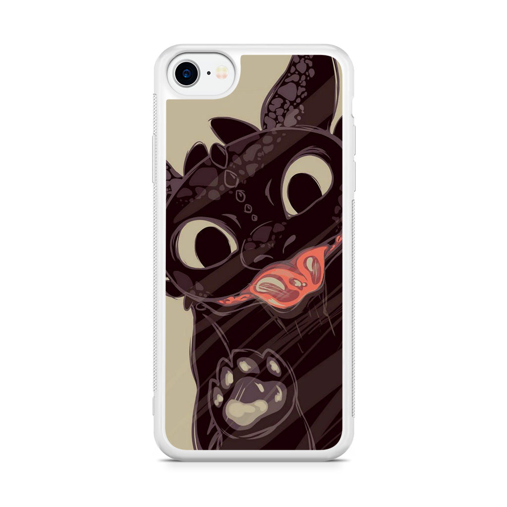 Toothless Dragon Art iPhone SE 3rd Gen 2022 Case