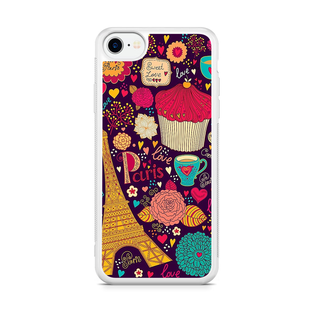 Vintage Love In Paris iPhone SE 3rd Gen 2022 Case