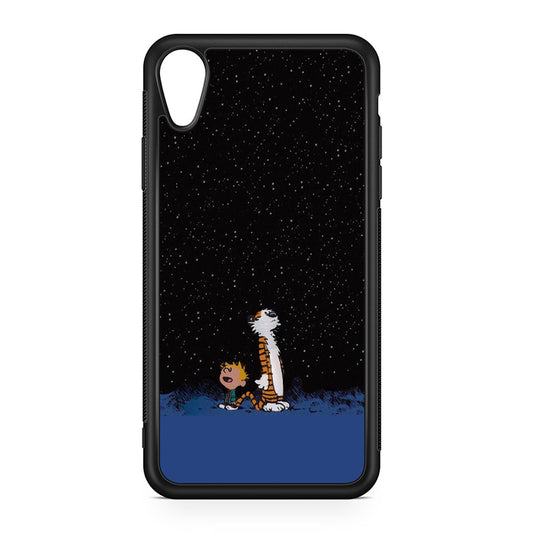 Calvin and Hobbes Space iPhone XR Case