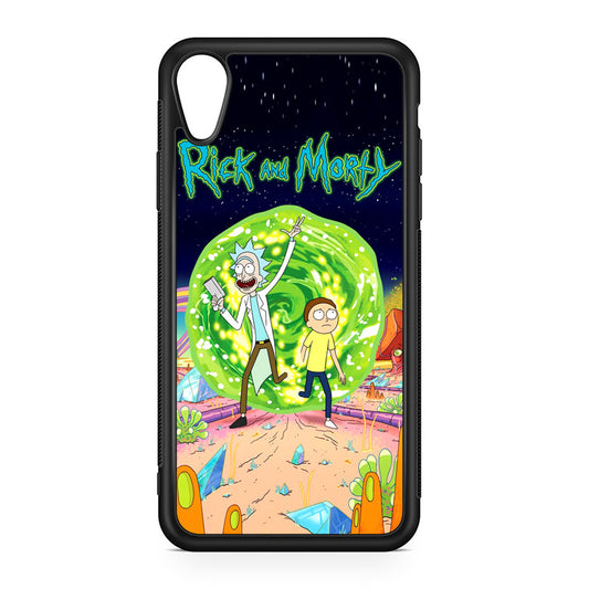 Rick And Morty Portal Gun iPhone XR Case