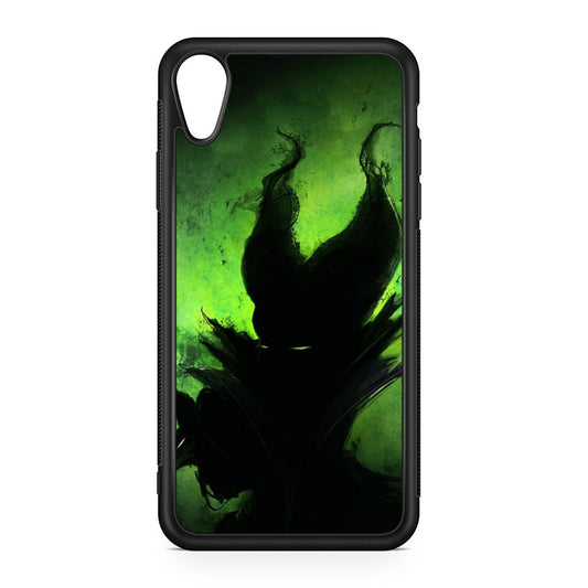 Villains Maleficent Silhouette iPhone XR Case