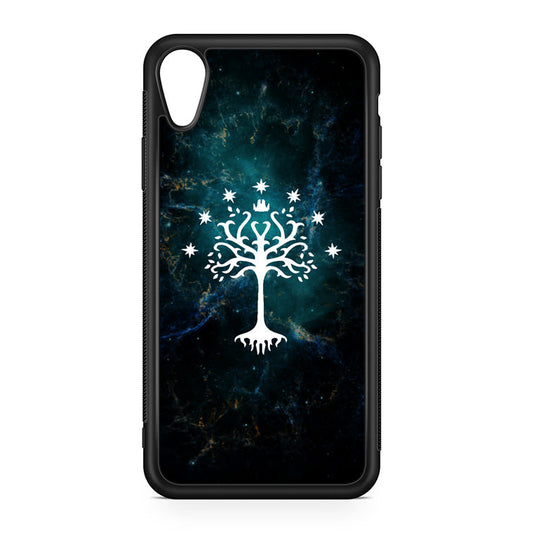 White Tree Of Gondor In Space Nebula iPhone XR Case