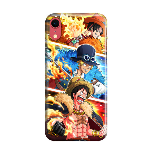 Ace Sabo Luffy iPhone XR Case