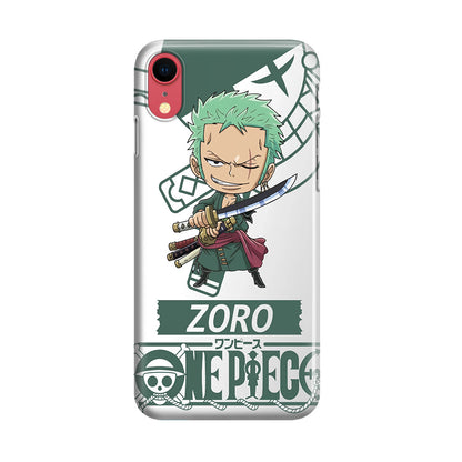 Chibi Zoro iPhone XR Case