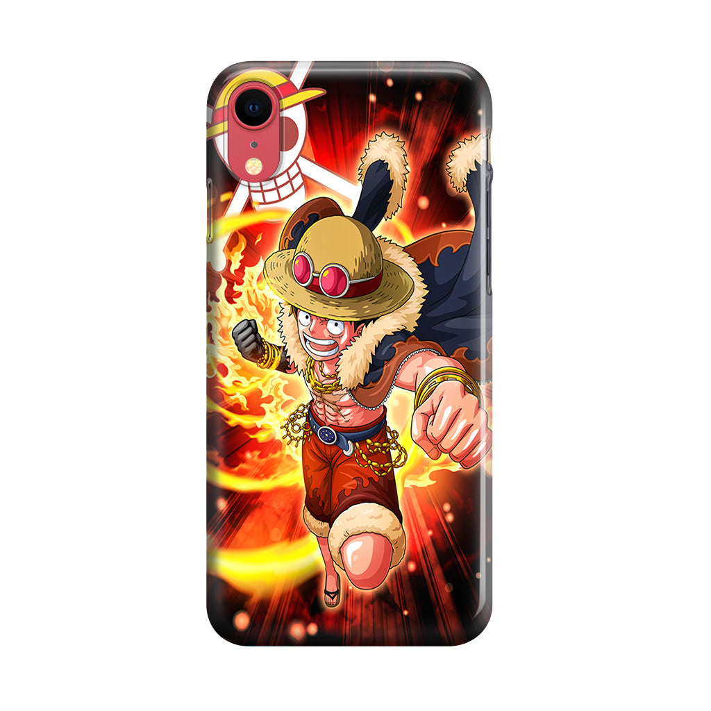 Luffy Red Hawk Punch iPhone XR Case