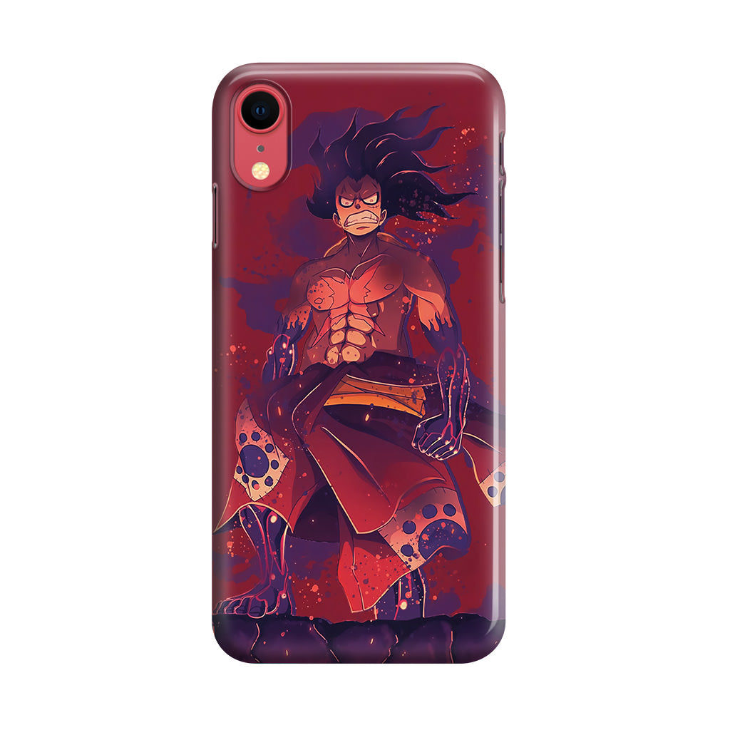 Luffy Snake Man Art iPhone XR Case