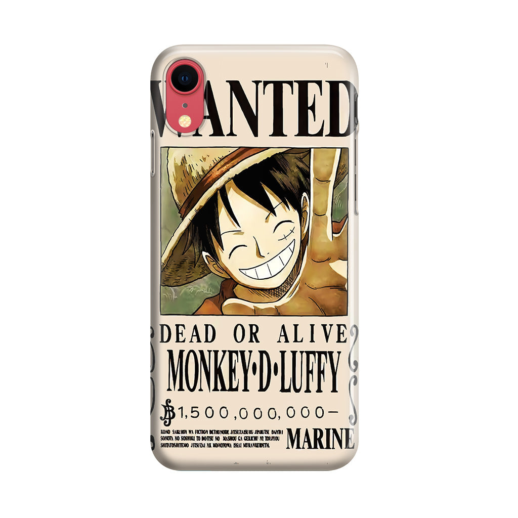 Monkey D Luffy Bounty iPhone XR Case