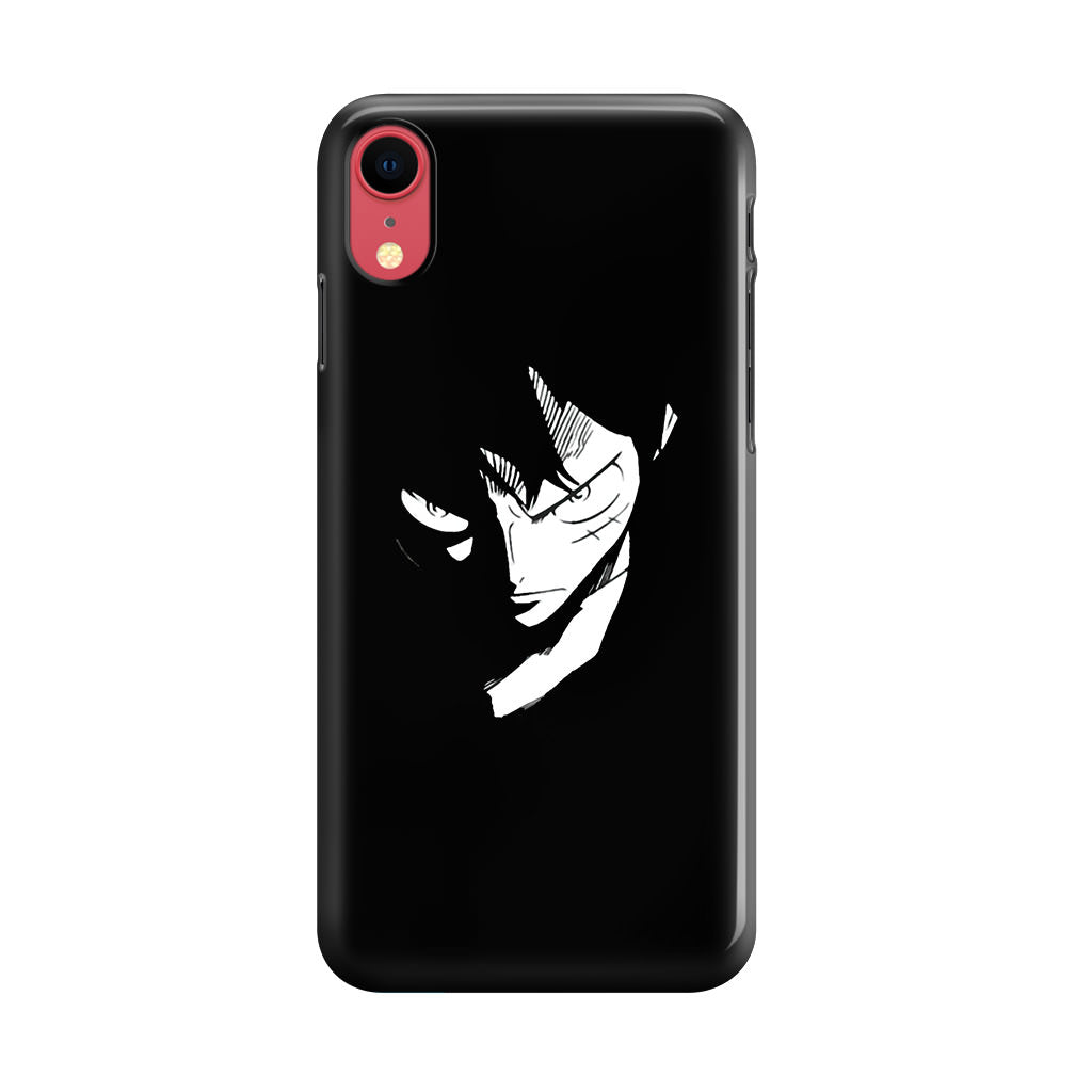 Monkey D Luffy Silhouette iPhone XR Case