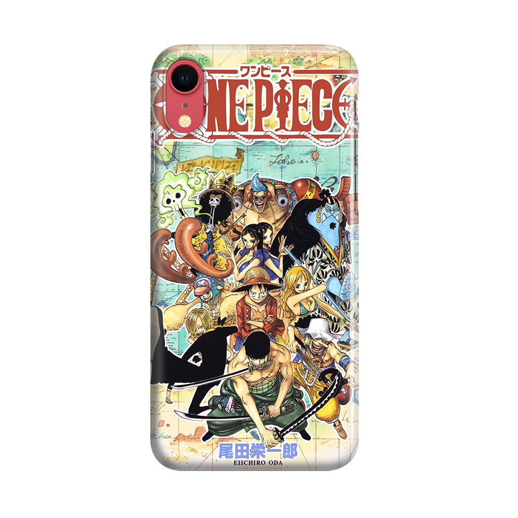 One Piece Comic Straw Hat Pirate iPhone XR Case