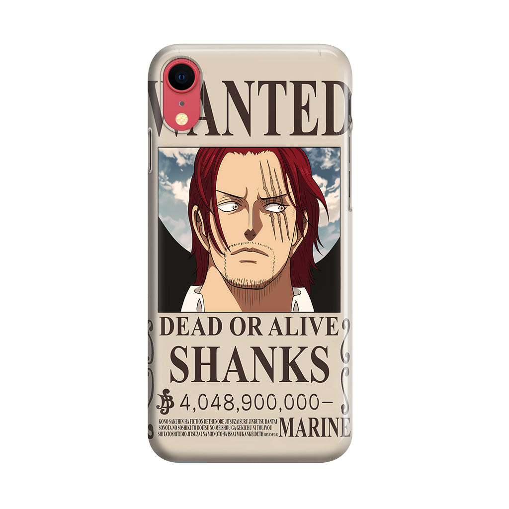 Shanks Bounty iPhone XR Case