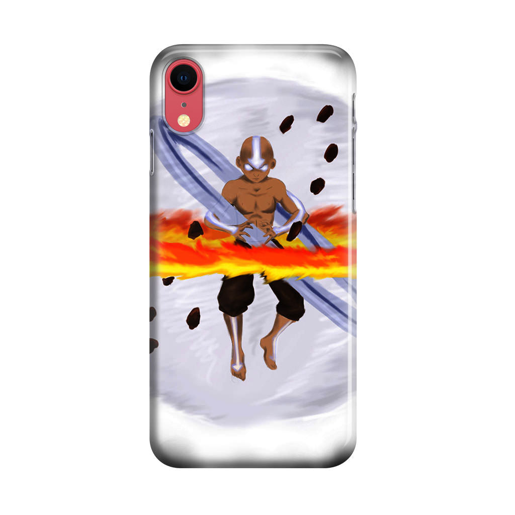 Avatar Aang Controls Four Elements iPhone XR Case