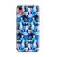 BTS Suga Blue Aesthetic Collage iPhone XR Case