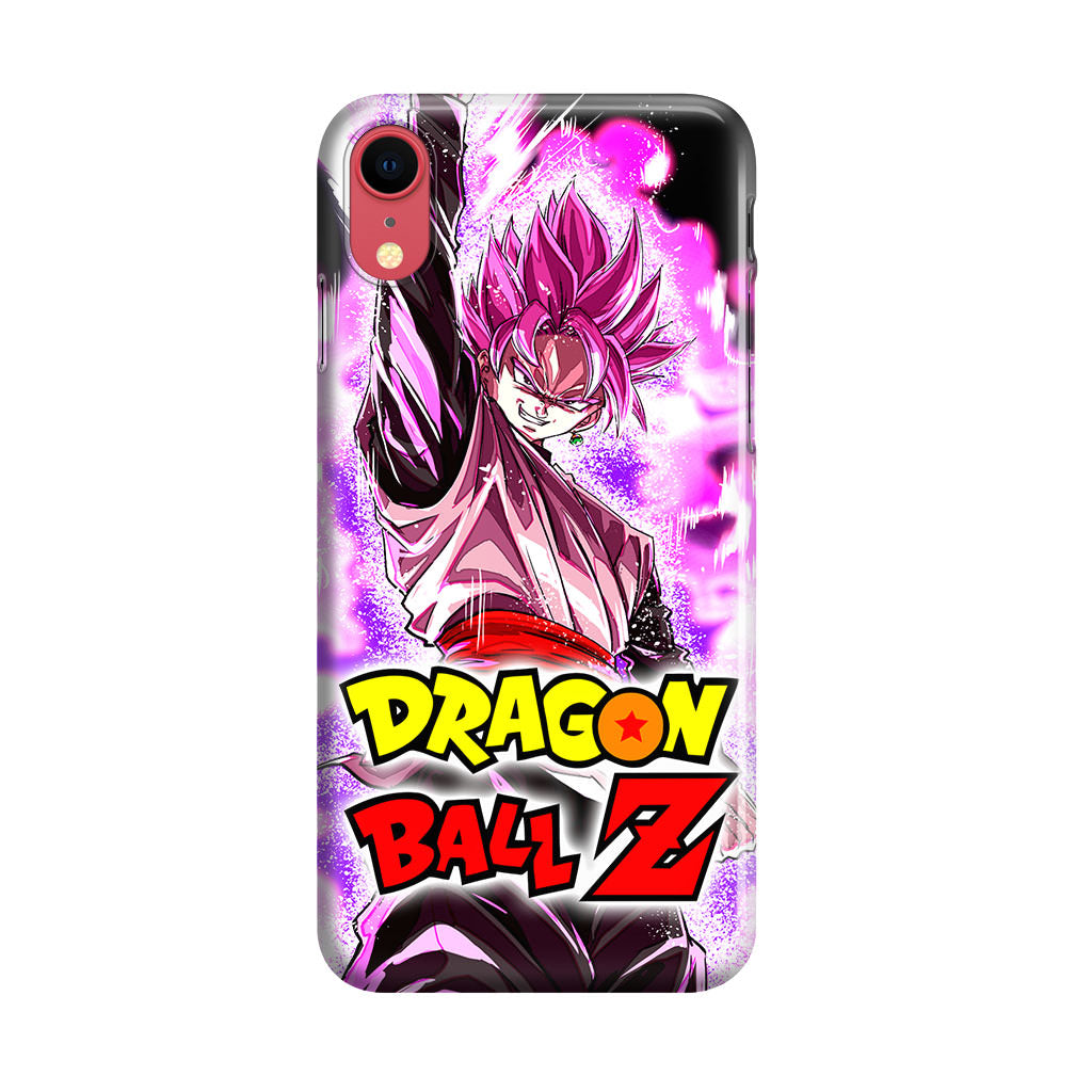 Dragon Ball Z Son Goku Black Rose Saiyan iPhone XR Case