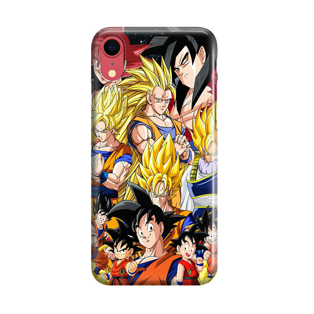 Dragon Ball Z Son Goku Transformation iPhone XR Case Customilo