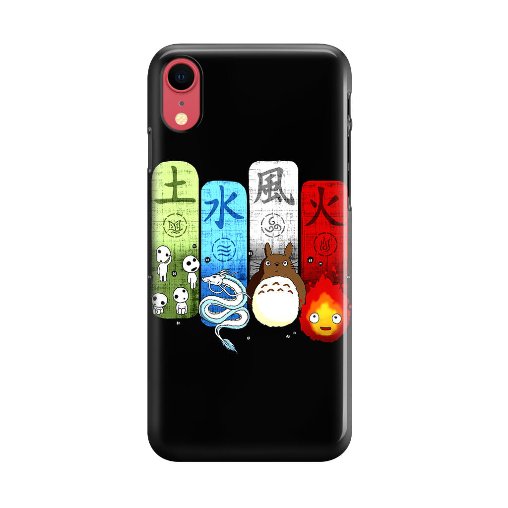 Ghibli Elemental Charms iPhone XR Case