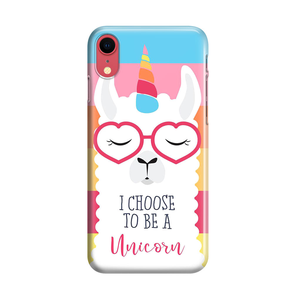 Llama Unicorn iPhone XR Case