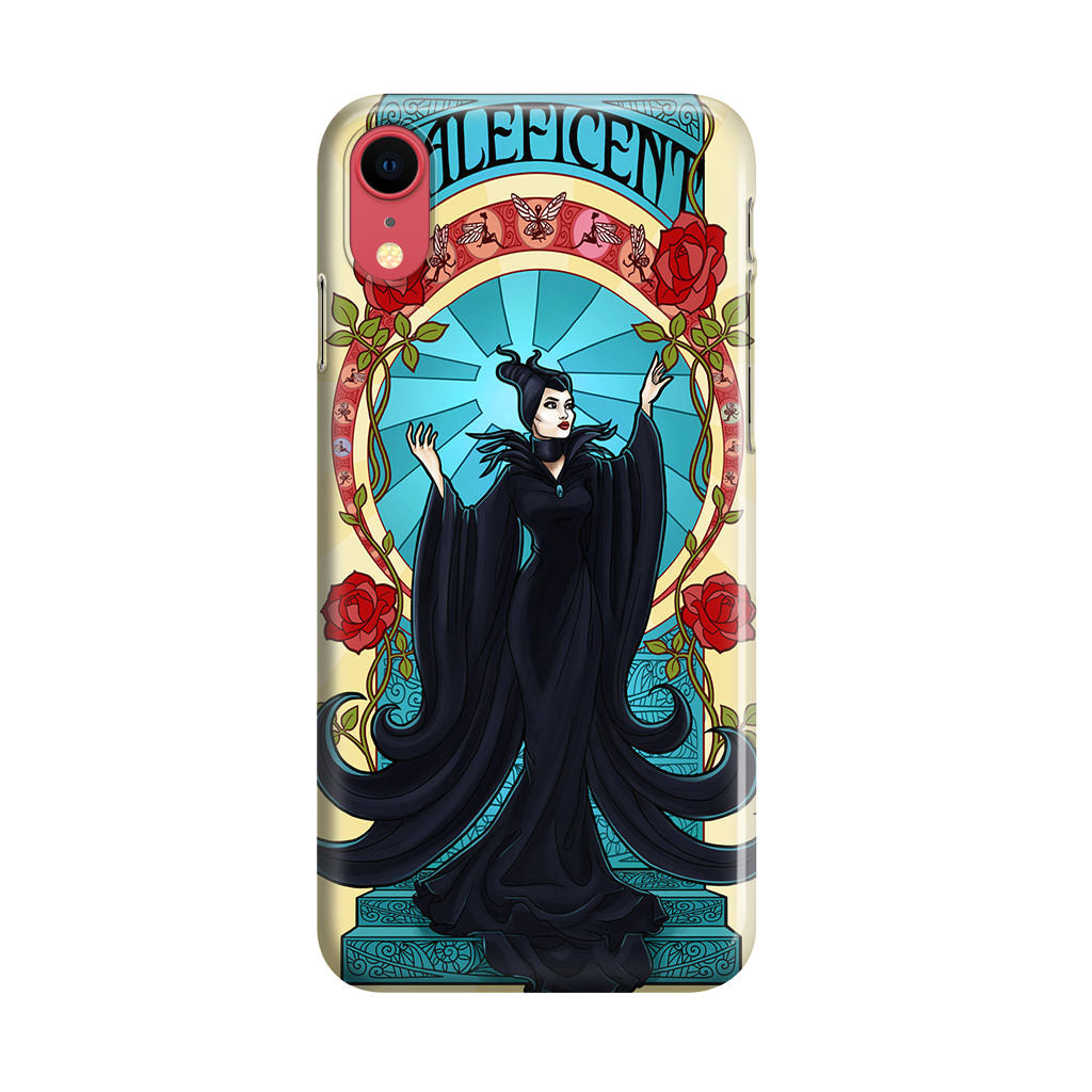 Maleficent With Flower iPhone XR Case