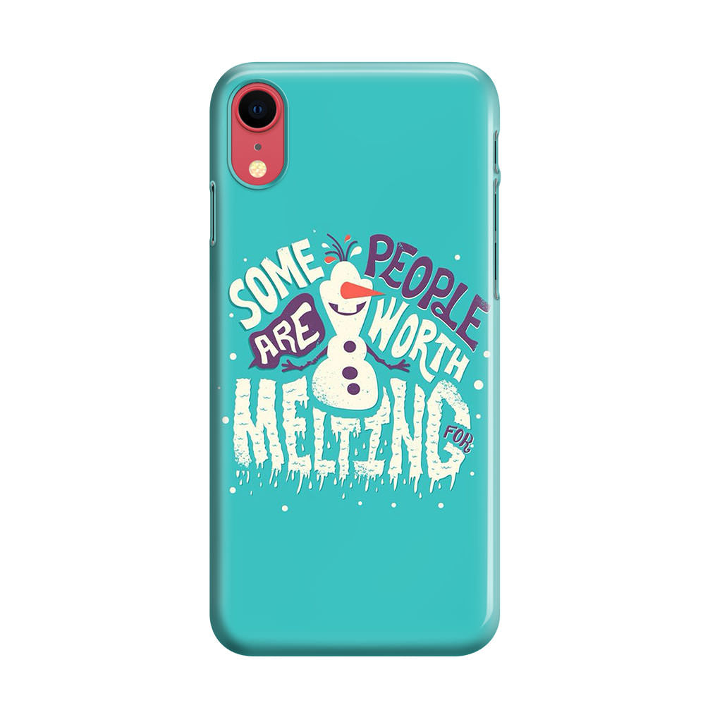 Olaf Frozen Is Melting iPhone XR Case